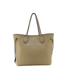 Load image into Gallery viewer, LOUIS VUITTON Neverfull MM Empreinte Leather Tote Shoulder Bag Beige