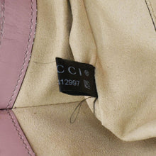 Load image into Gallery viewer, GUCCI Signature Padlock Leather Top Handle Shoulder Bag Pink 409487