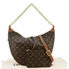 Load image into Gallery viewer, LOUIS VUITTON Loop Reverse Monogram Canvas Shoulder Bag Brown