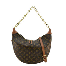 Load image into Gallery viewer, LOUIS VUITTON Loop Reverse Monogram Canvas Shoulder Bag Brown