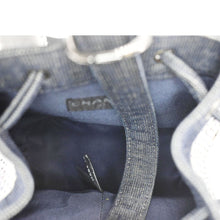 Load image into Gallery viewer, CHANEL Sequin Denim Small Drawstring Bucket Bag Blue