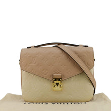 Load image into Gallery viewer, LOUIS VUITTON Metis Pochette Empreinte Leather Crossbody Bag Light Pink