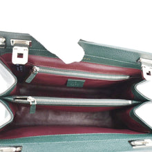 Load image into Gallery viewer, GUCCI Zumi Small Leather Top Handle Shoulder Bag Green 569712