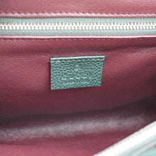 Load image into Gallery viewer, GUCCI Zumi Small Leather Top Handle Shoulder Bag Green 569712