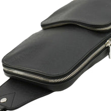 Load image into Gallery viewer, LOUIS VUITTON Avenue Sling Taiga Leather Backpack Bag Black