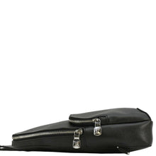 Load image into Gallery viewer, LOUIS VUITTON Avenue Sling Taiga Leather Backpack Bag Black