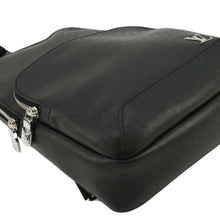 Load image into Gallery viewer, LOUIS VUITTON Avenue Sling Taiga Leather Backpack Bag Black