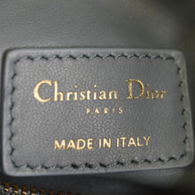 Load image into Gallery viewer, CHRISTIAN DIOR Diortravel Calfskin Macrocannage Clutch bag Blue