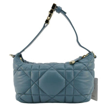Load image into Gallery viewer, CHRISTIAN DIOR Diortravel Calfskin Macrocannage Clutch bag Blue