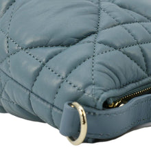 Load image into Gallery viewer, CHRISTIAN DIOR Diortravel Calfskin Macrocannage Clutch bag Blue