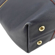 Load image into Gallery viewer, LOUIS VUITTON Melie Monogram Empreinte Leather Hobo Shoulder Bag Navy Blue