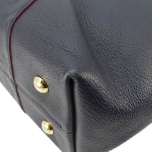 Load image into Gallery viewer, LOUIS VUITTON Melie Monogram Empreinte Leather Hobo Shoulder Bag Navy Blue