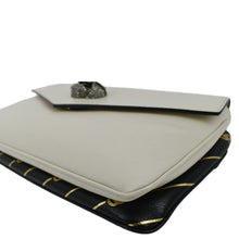 Load image into Gallery viewer, GUCCI Thiara Medium Double Smooth Leather Satchel Bag White/Black 524822