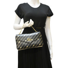 Load image into Gallery viewer, GUCCI Thiara Medium Double Smooth Leather Satchel Bag White/Black 524822