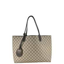 Load image into Gallery viewer, GUCCI Reversible Medium GG Supreme Canvas Tote Bag Dark Brown
