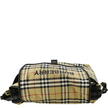 Load image into Gallery viewer, BURBERRY Vintage Check Flap Nylon Diaper Bag Beige