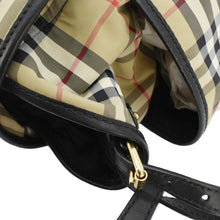 Load image into Gallery viewer, BURBERRY Vintage Check Flap Nylon Diaper Bag Beige