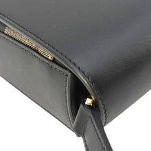 Load image into Gallery viewer, BURBERRY Hampshire Vintage Check Leather Crossbody Bag Black