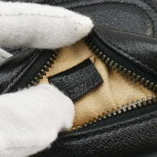 Load image into Gallery viewer, GUCCI GG Marmont Mini Round Leather Crossbody Bag Black 550154