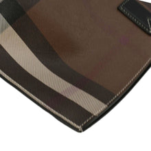 Load image into Gallery viewer, BURBERRY Check E-Canvas Tote Bag Brown