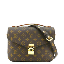 Load image into Gallery viewer, LOUIS VUITTON Metis Pochette Monogram Canvas Crossbody Bag Brown