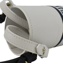 Load image into Gallery viewer, Christian Dior Vibe Bottle Holder Printed Leather Crossbody Bag White