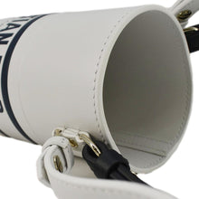 Load image into Gallery viewer, Christian Dior Vibe Bottle Holder Printed Leather Crossbody Bag White