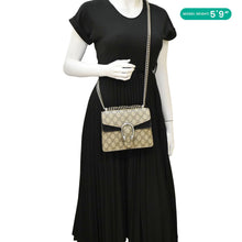 Load image into Gallery viewer, GUCCI Dionysus Mini GG Supreme Canvas Crossbody Bag Beige 421970