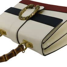 Load image into Gallery viewer, GUCCI Dionysus Bamboo Medium Leather Top Handle Shoulder Bag White 448075