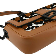 Load image into Gallery viewer, FENDI Baguette Mini Leopard Print Calf Leather Shoulder Bag Brown