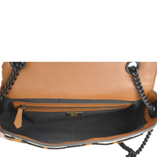 Load image into Gallery viewer, FENDI Baguette Mini Leopard Print Calf Leather Shoulder Bag Brown