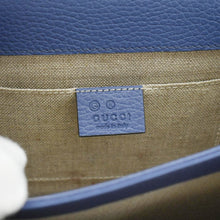 Load image into Gallery viewer, GUCCI Interlocking GG Leather Crossbody Bag Blue 510304