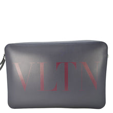 Load image into Gallery viewer, VALENTINO GARAVANI VLTN Leather Crossbody Bag Navy Blue