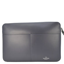 Load image into Gallery viewer, VALENTINO GARAVANI VLTN Leather Crossbody Bag Navy Blue