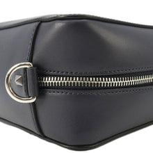 Load image into Gallery viewer, VALENTINO GARAVANI VLTN Leather Crossbody Bag Navy Blue