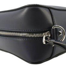 Load image into Gallery viewer, VALENTINO GARAVANI VLTN Leather Crossbody Bag Navy Blue