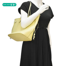 Load image into Gallery viewer, LOUIS VUITTON Neverfull MM Epi Leather Shoulder Bag Yellow
