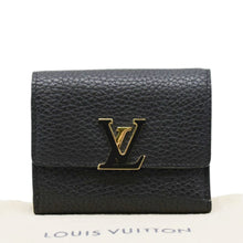 Load image into Gallery viewer, LOUIS VUITTON Capucines XS Taurillon leather Wallet Black