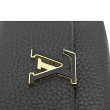 Load image into Gallery viewer, LOUIS VUITTON Capucines XS Taurillon leather Wallet Black