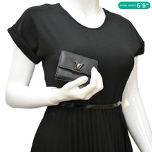 Load image into Gallery viewer, LOUIS VUITTON Capucines XS Taurillon leather Wallet Black