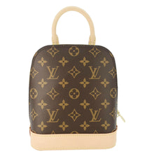 Load image into Gallery viewer, LOUIS VUITTON Alma Monogram Canvas Backpack Brown