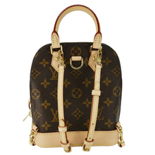 Load image into Gallery viewer, LOUIS VUITTON Alma Monogram Canvas Backpack Brown
