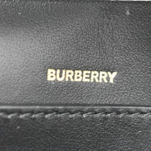 Load image into Gallery viewer, BURBERRY Hampshire Vintage Check Leather Crossbody Bag Black