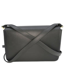 Load image into Gallery viewer, BURBERRY Hampshire Vintage Check Leather Crossbody Bag Black