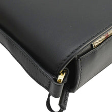 Load image into Gallery viewer, BURBERRY Hampshire Vintage Check Leather Crossbody Bag Black