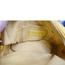 Load image into Gallery viewer, CHANEL Carry Around Mini Quilted Caviar Leather Bowling Bag Yellow