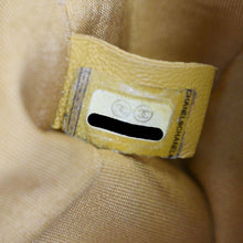 Load image into Gallery viewer, CHANEL Carry Around Mini Quilted Caviar Leather Bowling Bag Yellow