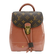 Load image into Gallery viewer, LOUIS VUITTON Hot Springs Patent Monogram Backpack Pink