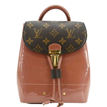 Load image into Gallery viewer, LOUIS VUITTON Hot Springs Patent Monogram Backpack Pink