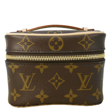 Load image into Gallery viewer, LOUIS VUITTON Nice Nano Monogram Canvas Toiletry Pouch Brown